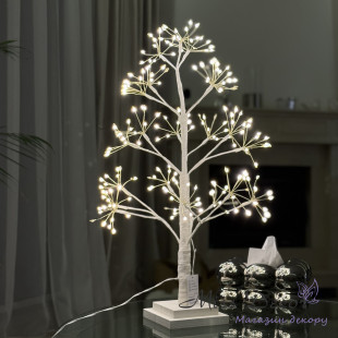 Декоративне led дерево біле 60 см (2606-60-220L-T-WH)