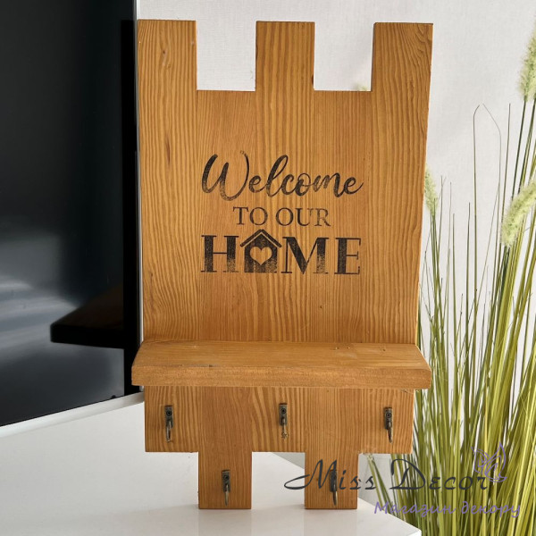 Ключниця welcome to our home дуб