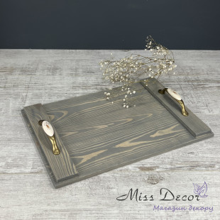 Дерев'яний піднос прованс