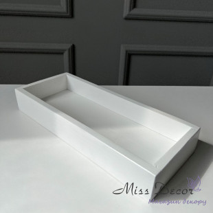 Дерев'яна заготовка біла 30 см (D-4542)