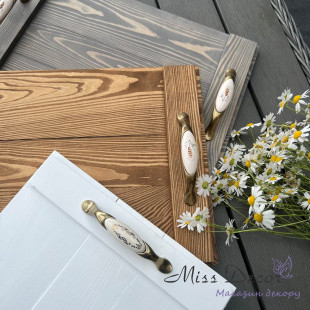 Дерев'яний піднос кипарис