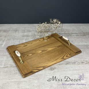 Дерев'яний піднос кипарис