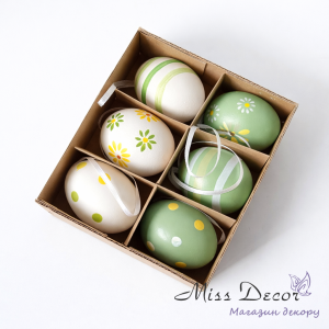 Декоративні яйця 6 штук (208jf-3578/6)