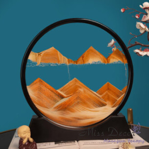 Песочные картина 3D оранжевый песок 25,5 см (D-51038)