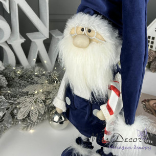 Санта клаус у комбінезоні синій