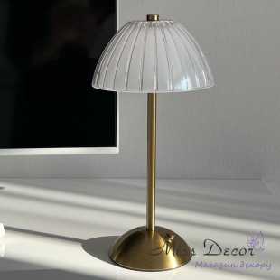 Лампа настольная винтажная led с аккумулятором от usb