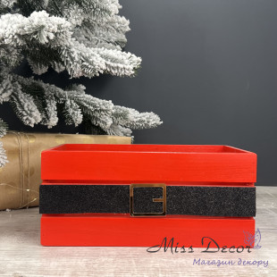 Деревянный ящик belt of santa claus
