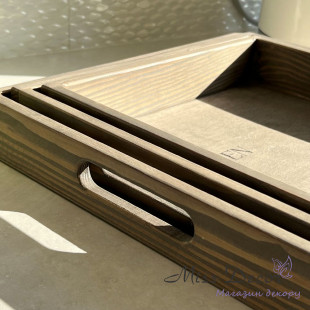 Таця квадратна моя кухня - моії правила прованс 26 см (D-6774)