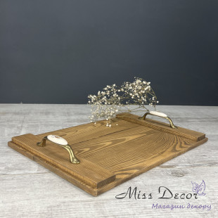 Дерев'яний піднос кипарис
