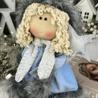 Рождественская девочка (голубая)
