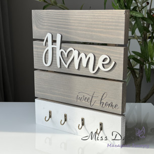 Ключниця home прованс з білим