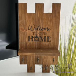 Ключниця welcome to our home кипарис