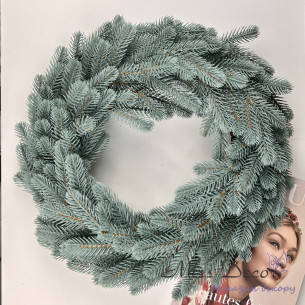 Вінок литий traditional 40 см блакитний