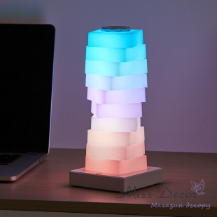 Модульная многоцветная RGB лампа башня