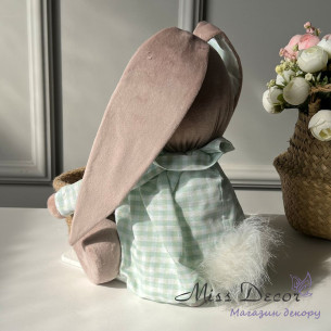 Кролик з кошиком (м'ятний)