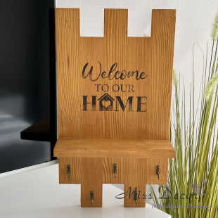 Ключниця welcome to our home дуб