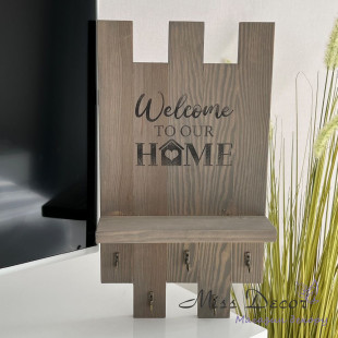 Ключниця welcome to our home прованс