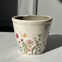 Керамічне кашпо wildflowers y384 - t01 - g2412 - 4