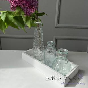 Дерев'яна заготовка біла 30 см (D-4542)