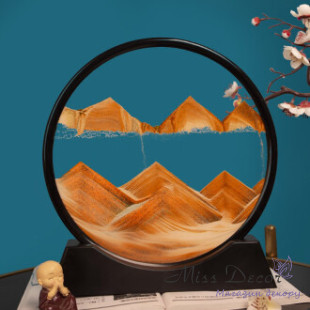 Песочные картина 3D оранжевый песок 25,5 см (D-51038)