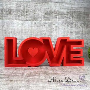 Пінобокс love червоний